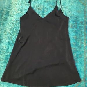 Black slip dress LBD
